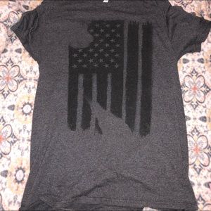 Very comfy grey American flag